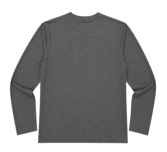 Mayfly Bamboo Long Sleeve Tee - Heather Grey