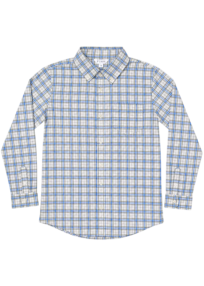Pierfront Buttondown - Royal Plaid