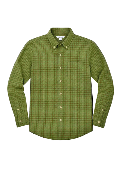 Pierfront Performance Buttondown - Evergreen Plaid