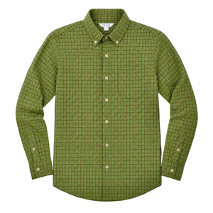 Pierfront Performance Buttondown - Evergreen Plaid