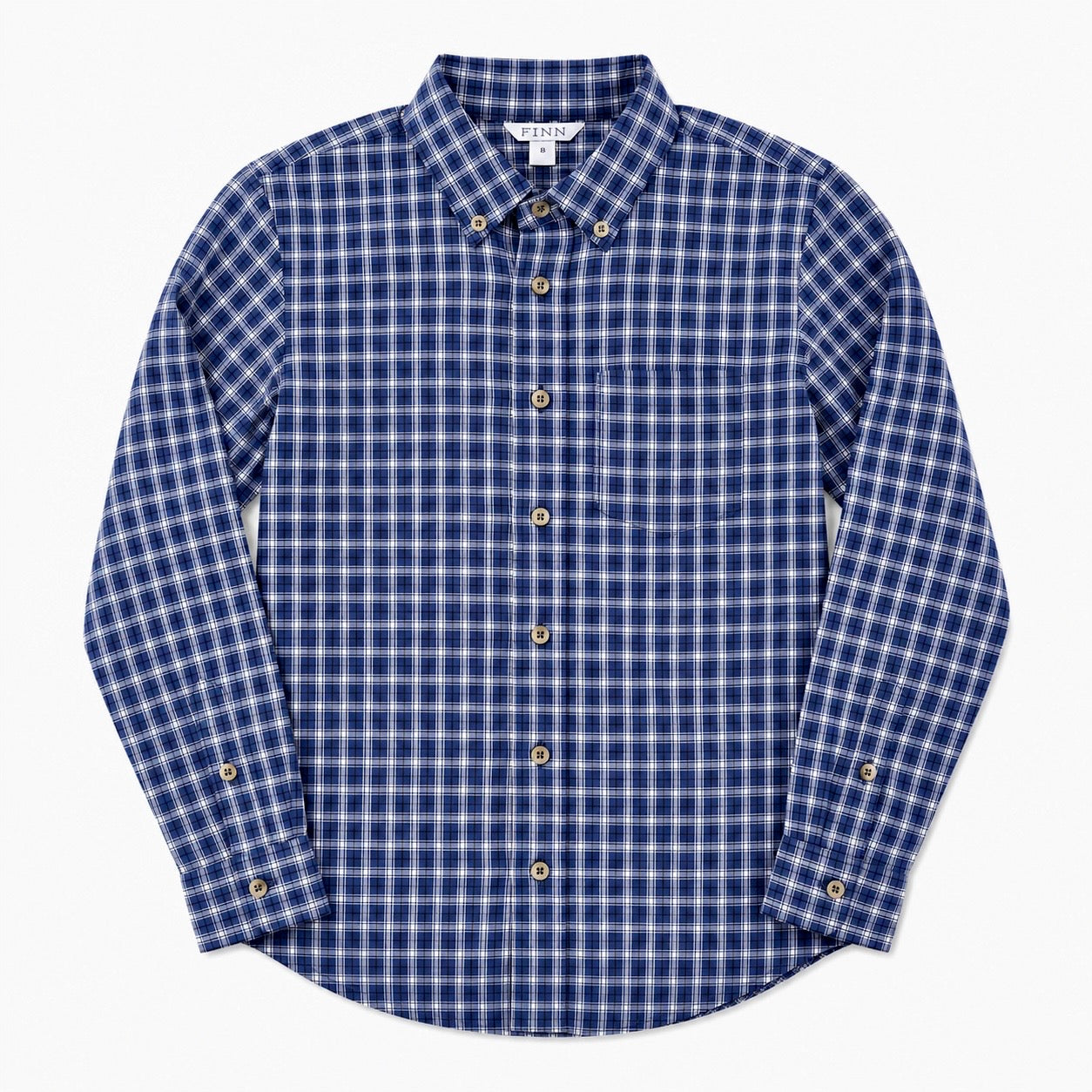 Pierfront Buttondown - Pelagic Plaid