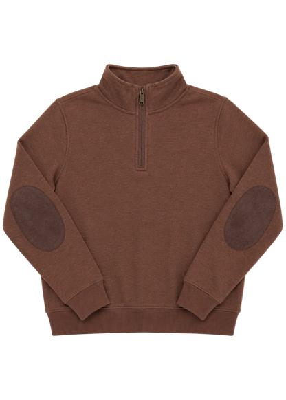 Alder Quarter-Zip - Saddle Brown