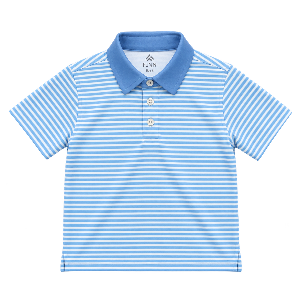 Waterbound Polo - Blue & Yellow Stripe