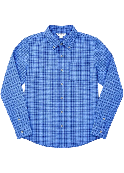 Pierfront Performance Buttondown - Bayline Plaid