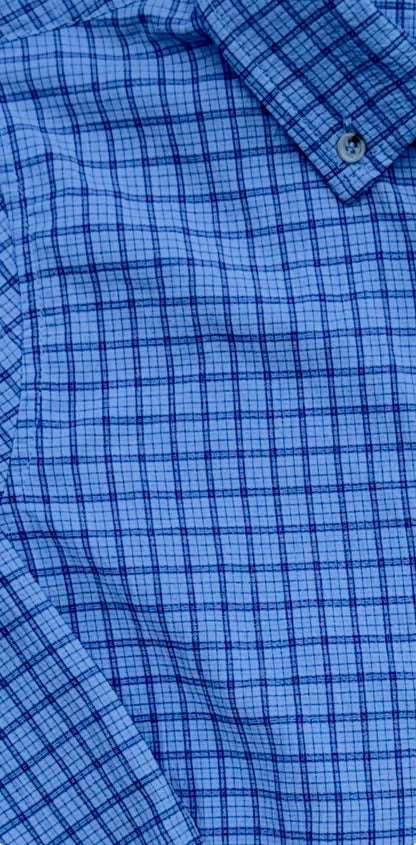 Pierfront Performance Buttondown - Bayline Plaid