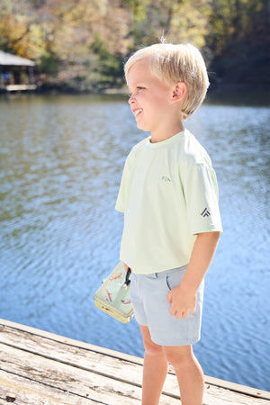 Tidal Tech Tee Short Sleeve - Brown Trout