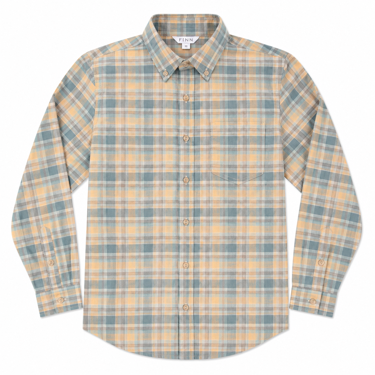 Pierfront Buttondown - Falls Plaid