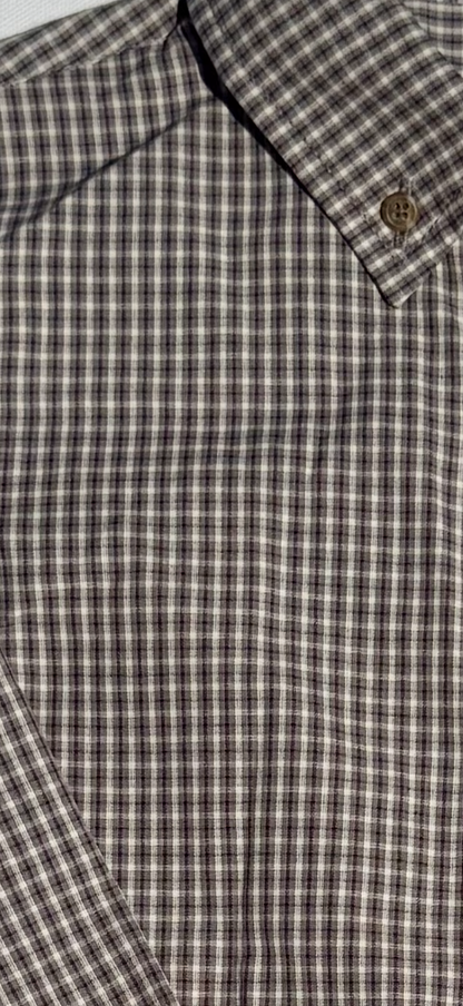 Pierfront Buttondown - Ironwood Check