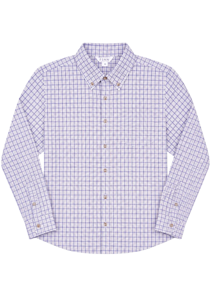 Pierfront Performance Buttondown - Cloudbreak Plaid