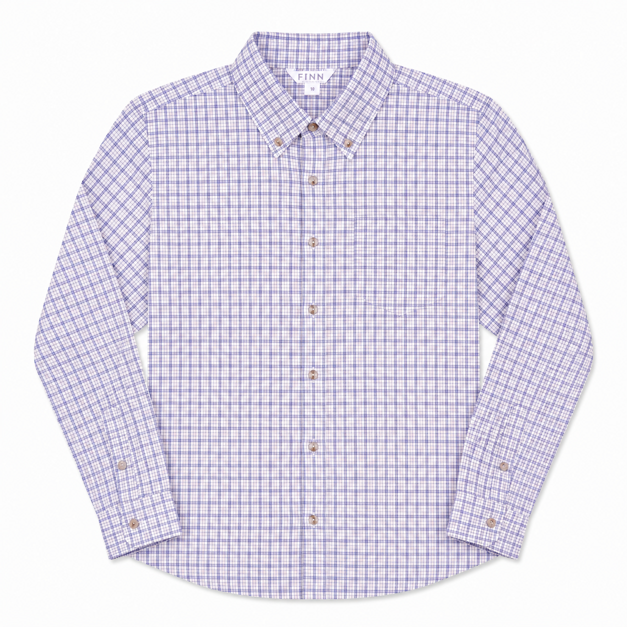 Pierfront Performance Buttondown - Cloudbreak Plaid