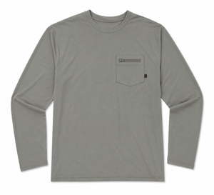 Mayfly Bamboo Long Sleeve Tee - Brown Gobbler