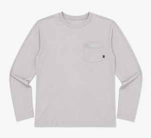 Mayfly Bamboo Long Sleeve Tee - Anchor