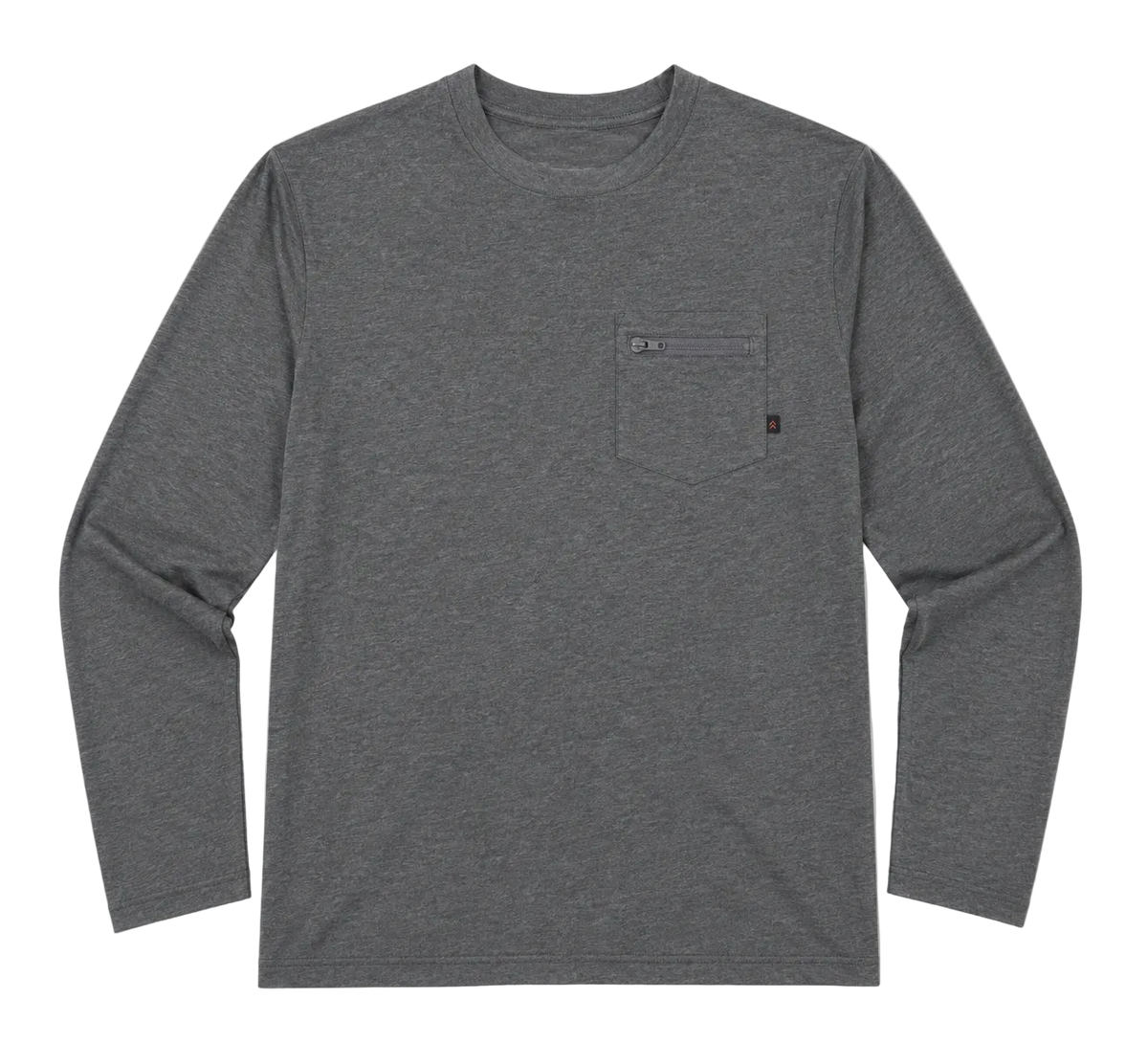 Mayfly Bamboo Long Sleeve Tee - Heather Grey
