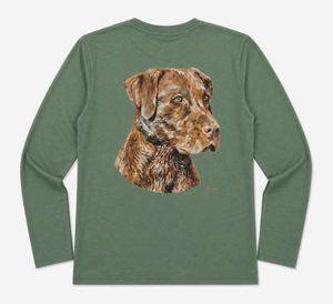 Mayfly Bamboo Long Sleeve Tee - Lab Field Green