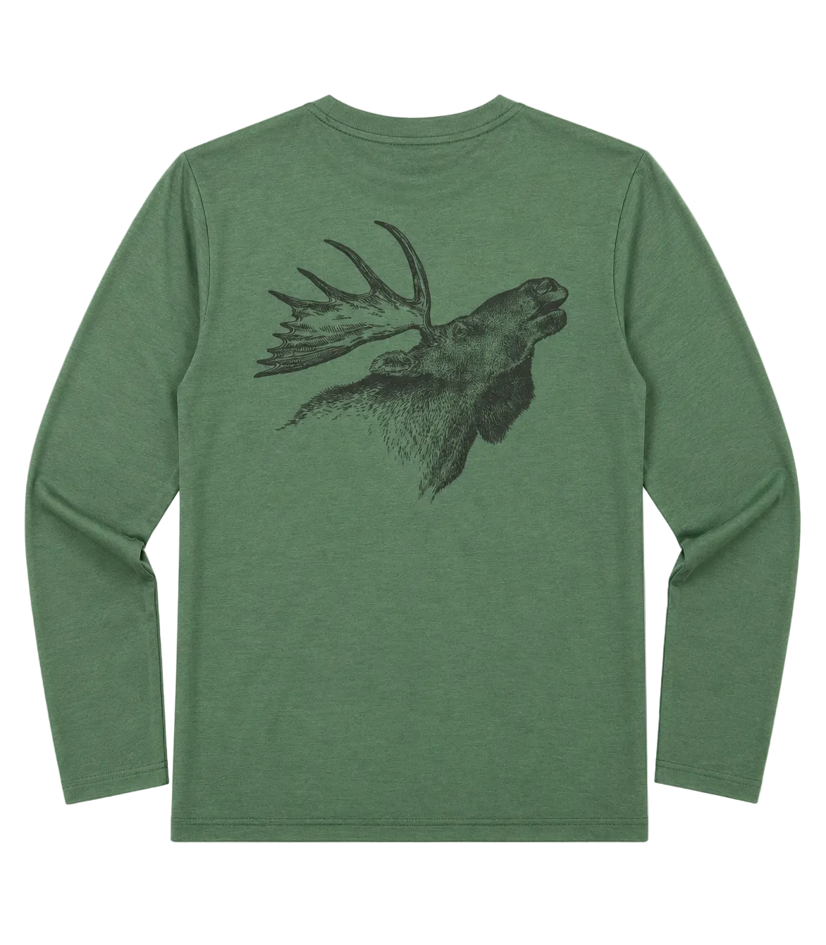 Mayfly Bamboo Long Sleeve Tee - Moose