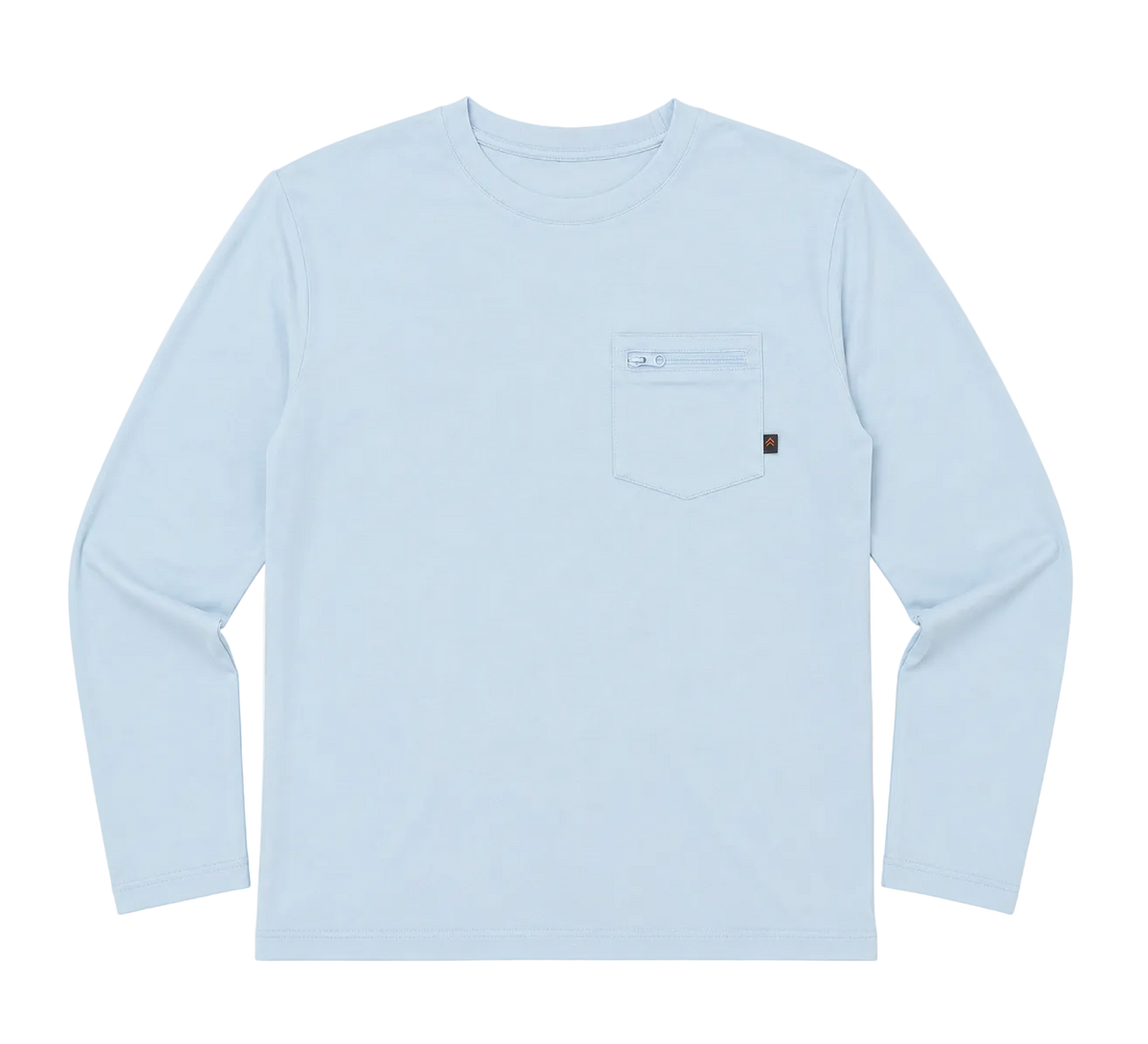 Mayfly Bamboo Long Sleeve Tee - Ducks Blue
