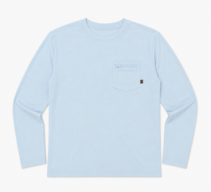 Mayfly Bamboo Long Sleeve Tee - Nautical Wheel