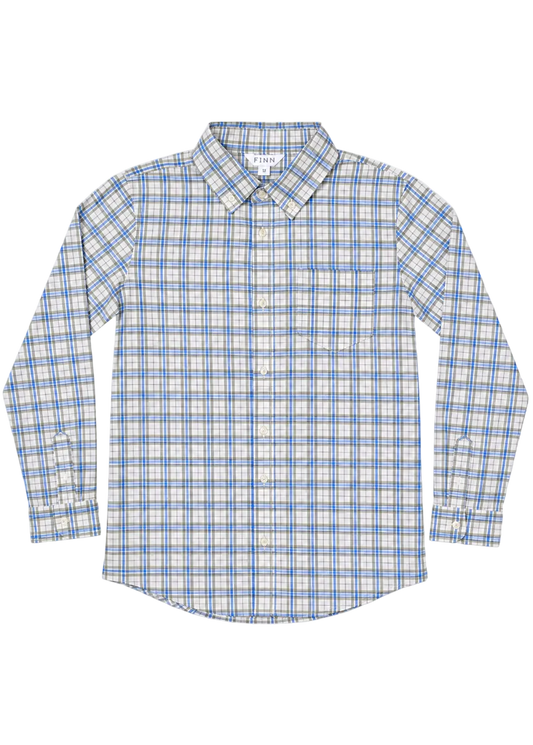 Pierfront Buttondown - Royal Plaid