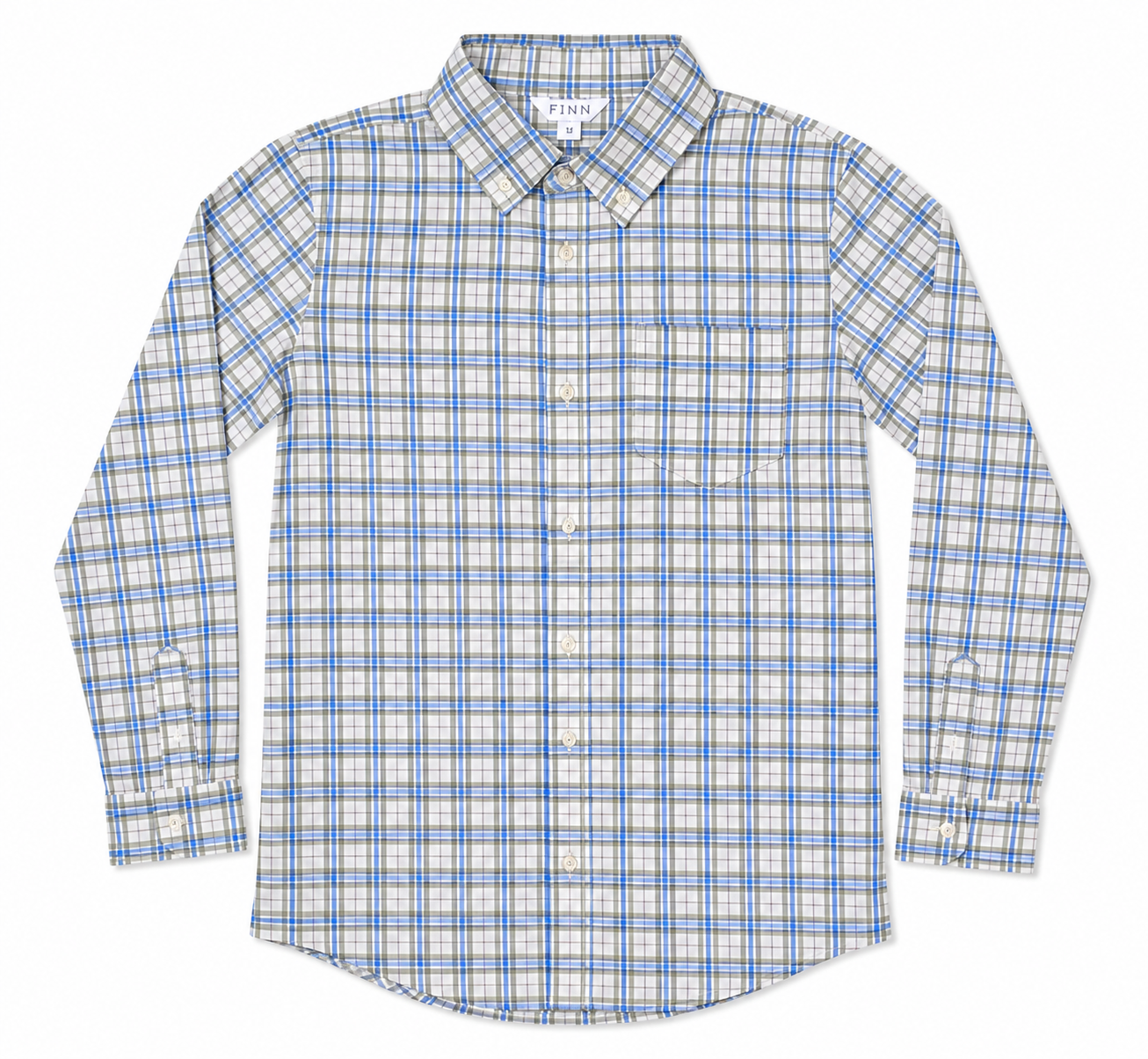Pierfront Buttondown - Royal Plaid