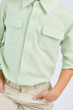 Back Cast Button Down