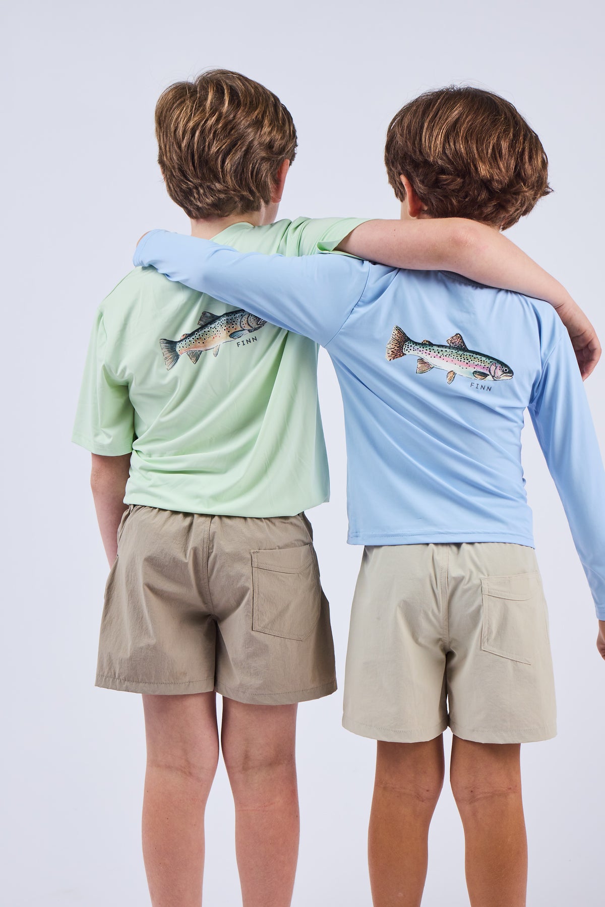 Tidal Tech Tee -  Light Lichen Rainbow Trout