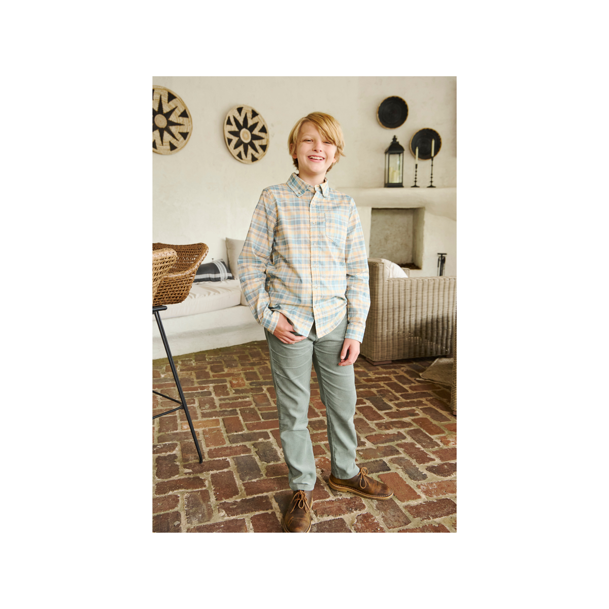 Ridge Cord Pant - Finn Green