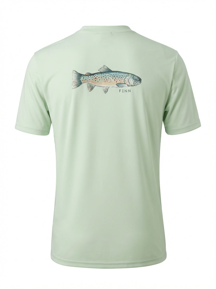 Tidal Tech Tee Short Sleeve - Brown Trout