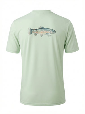 Tidal Tech Tee Short Sleeve - Brown Trout