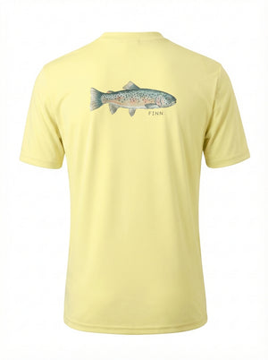Tidal Tech Tee Short Sleeve - Brown Trout