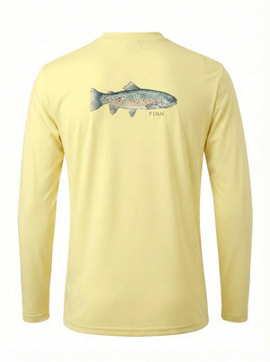 Tidal Tech Tee Long Sleeve - Brown Trout