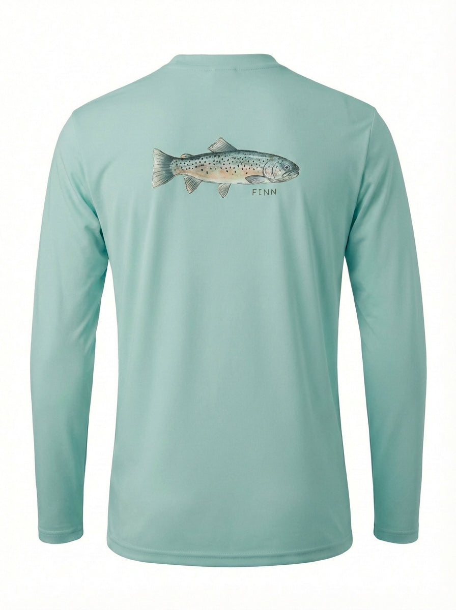 Tidal Tech Tee Long Sleeve - Brown Trout