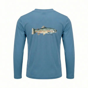 Tidal Tech Tee Long Sleeve - Brown Trout