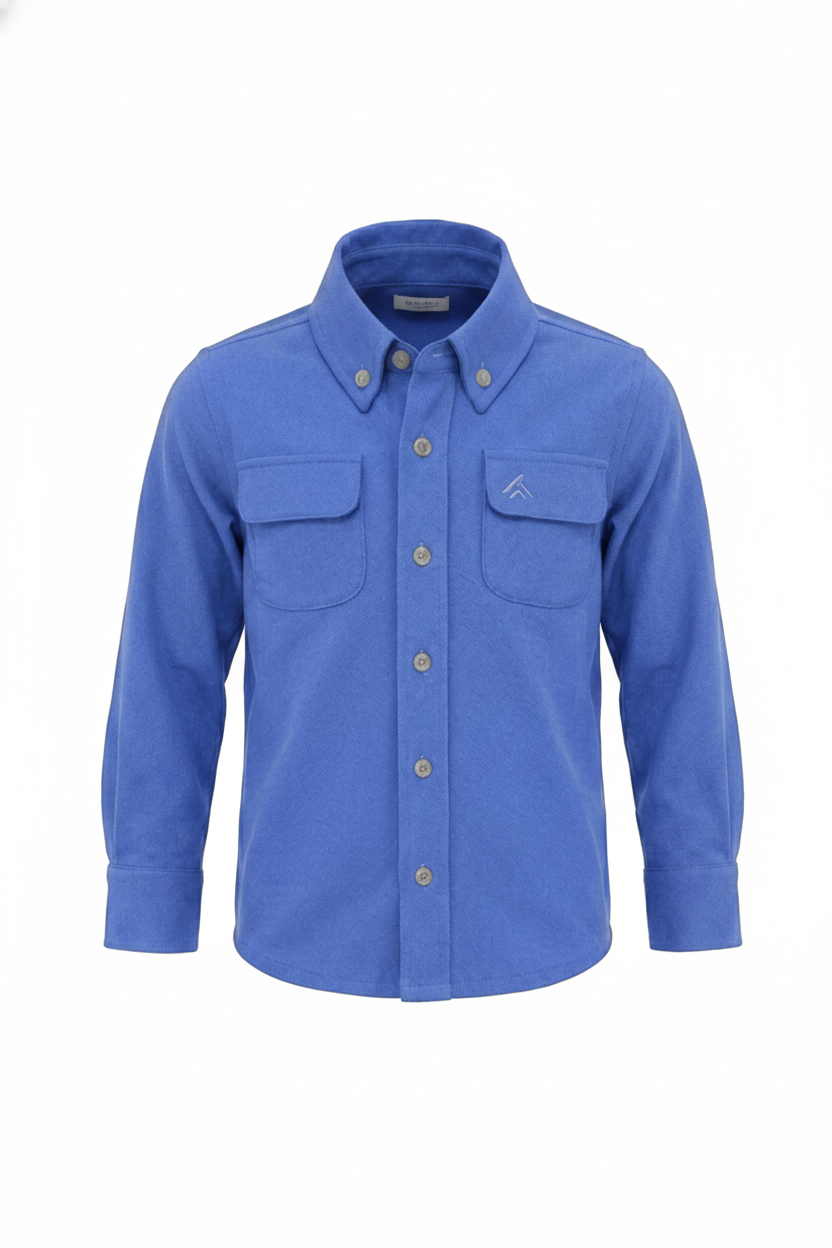 Back Cast Button Down - Pelagic Blue