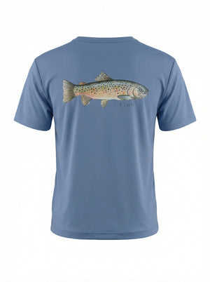 Tidal Tech Tee Short Sleeve - Brown Trout